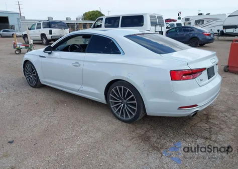 2018 Audi A5 2.0T Premium z USA, uszkodzony, nr VIN WAURNAF51JA004228